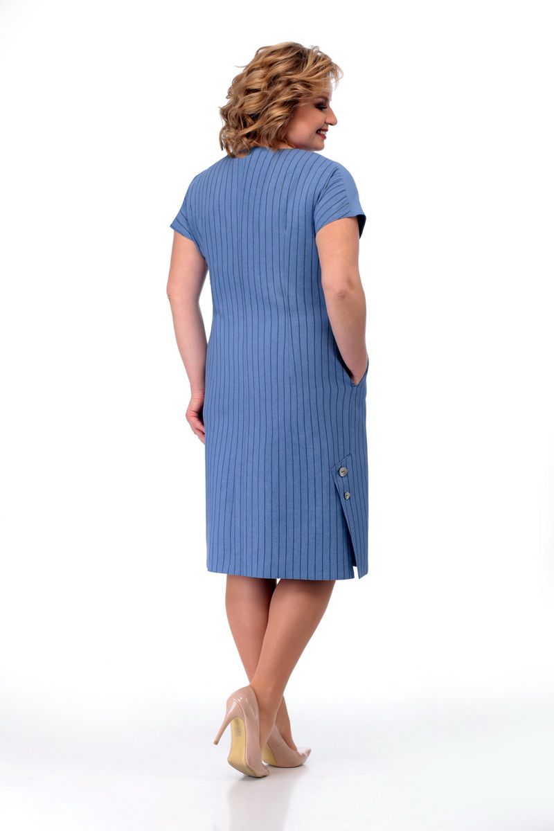 Платье Мишель стиль 854 голубой