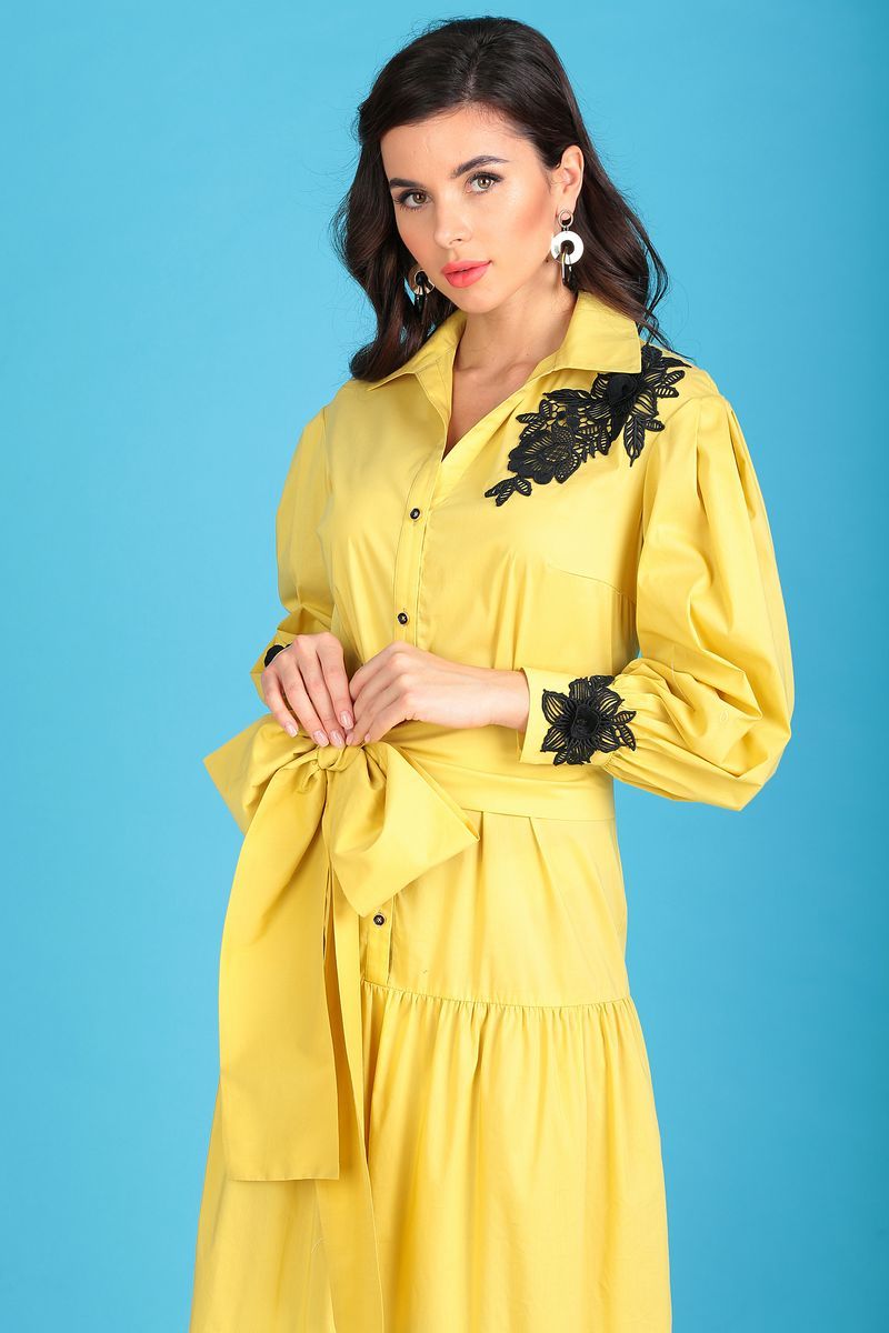 Платье Мода Юрс 2545 желтый