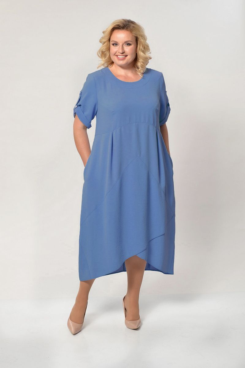 Платье ELGA 01-612 голубой