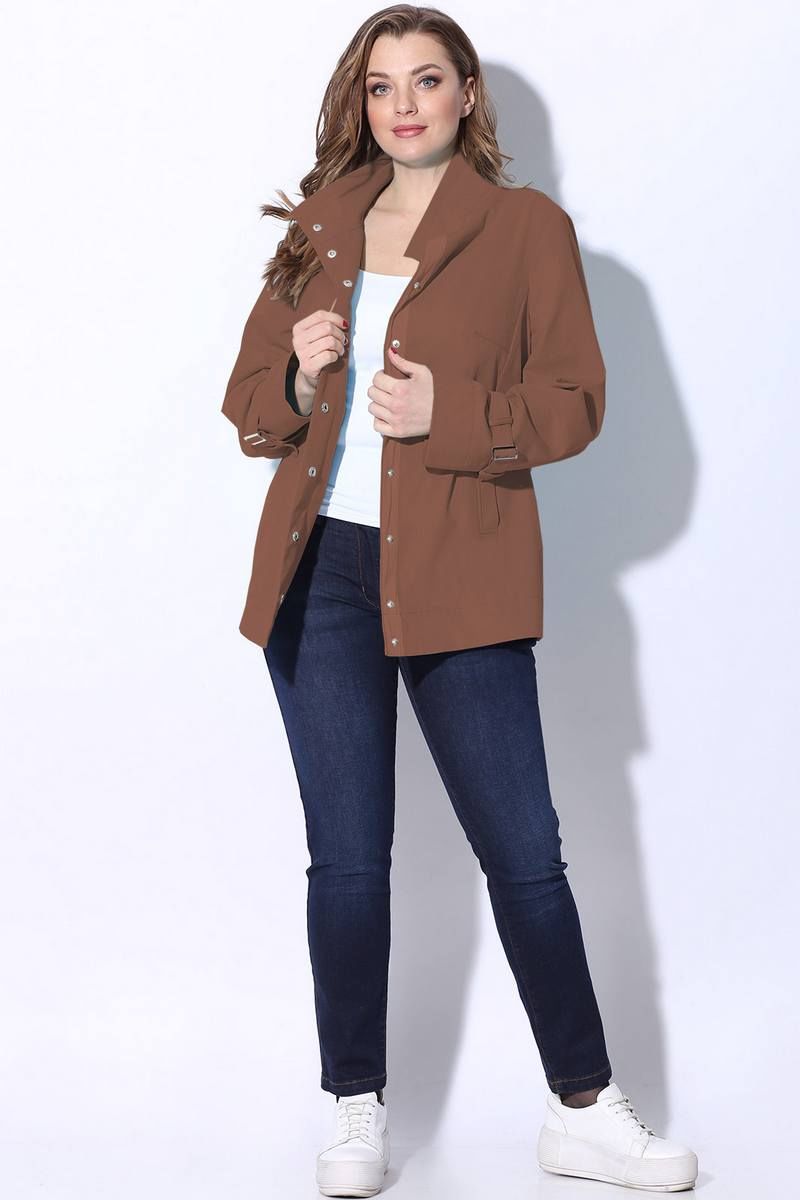 Женская куртка LeNata 12855 коричневый