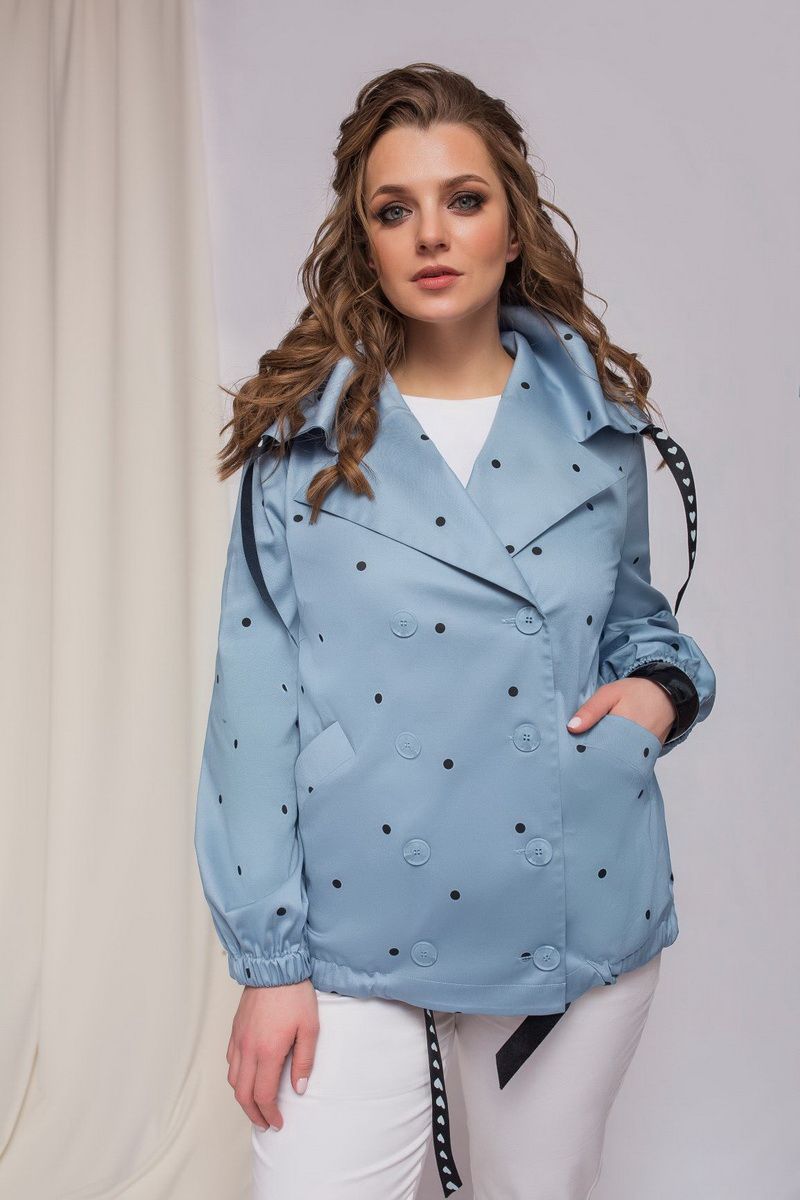 Женская куртка ELLETTO 3399 голубой
