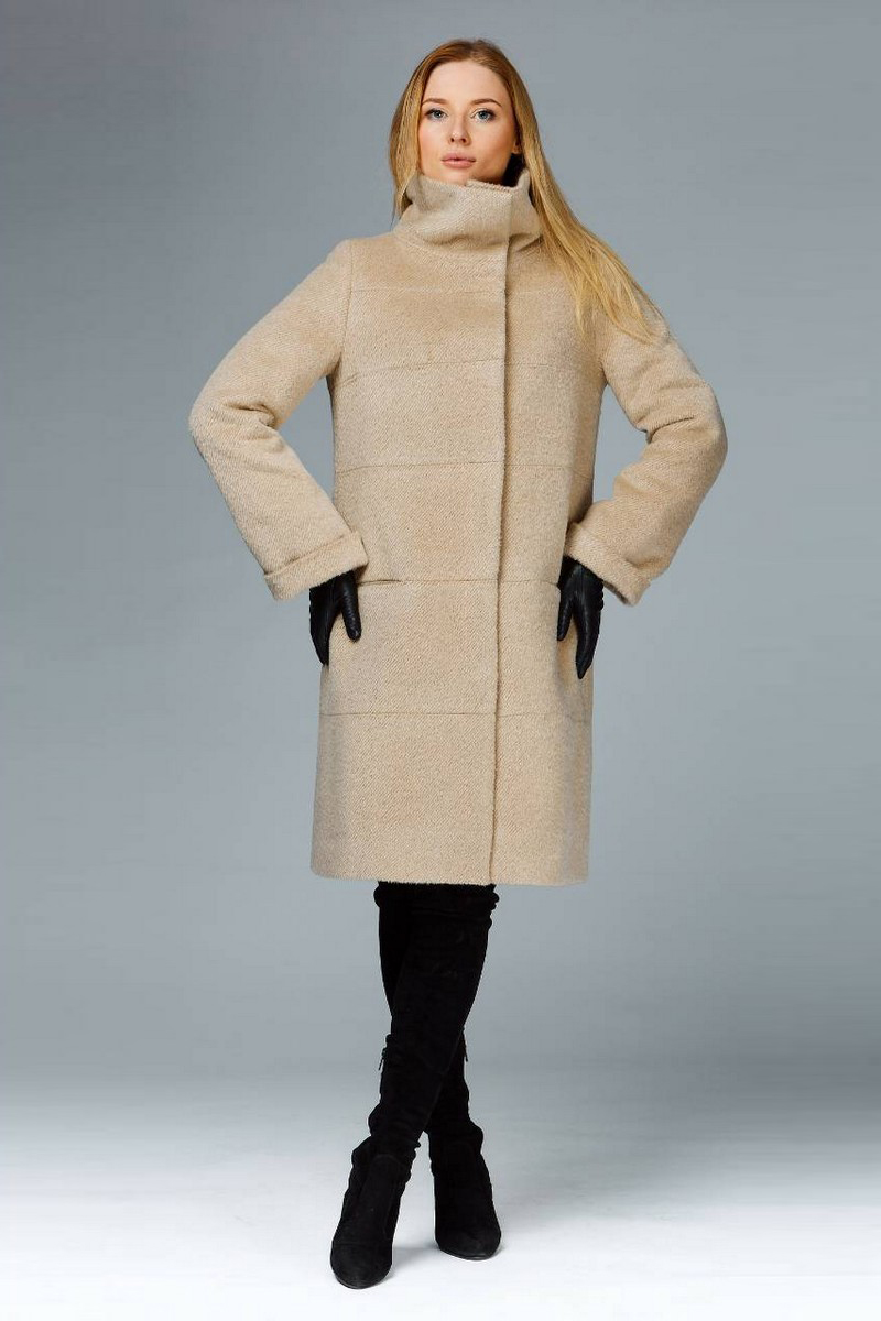 Женское пальто Arisha 8034 бежевый