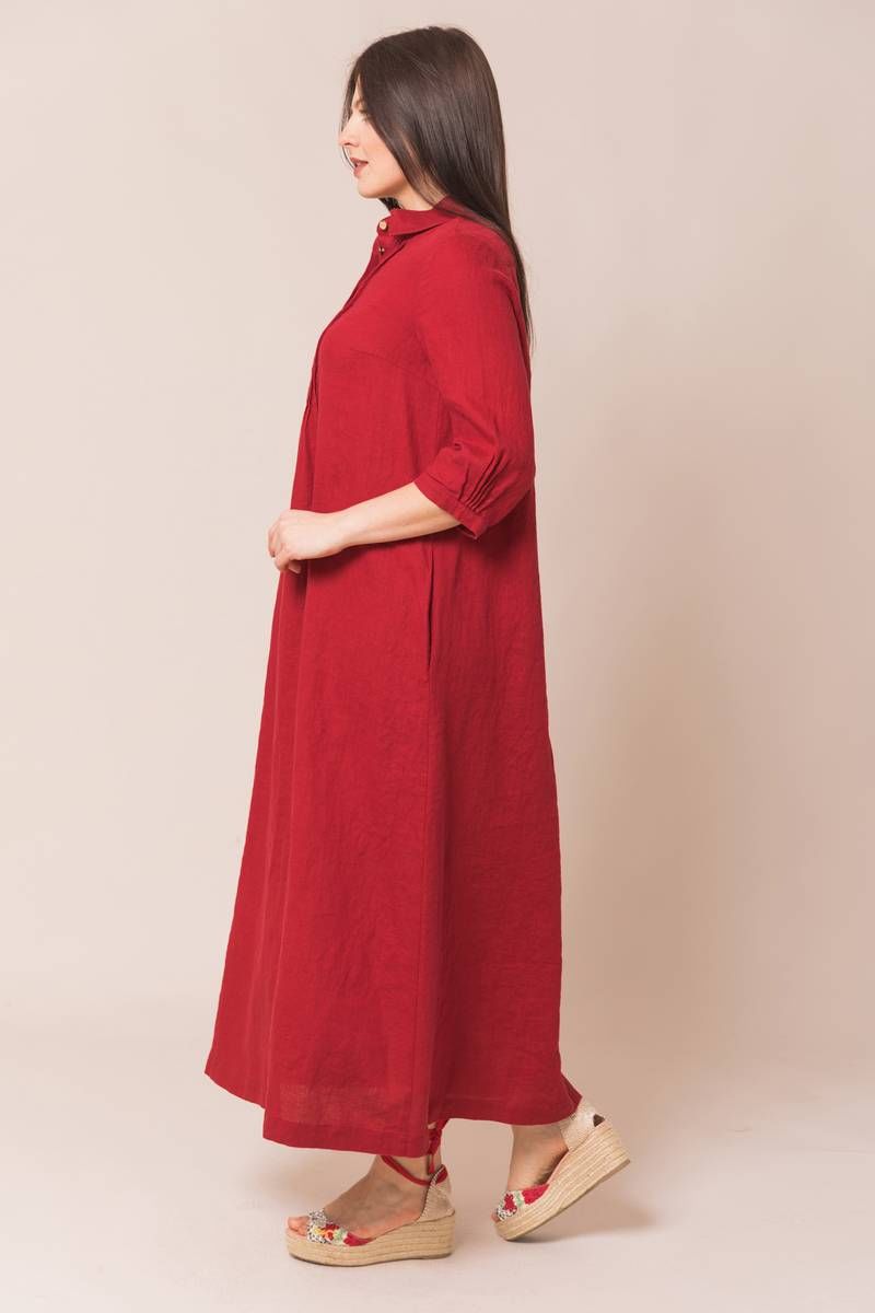 Платье Ружана 356-2 бордо