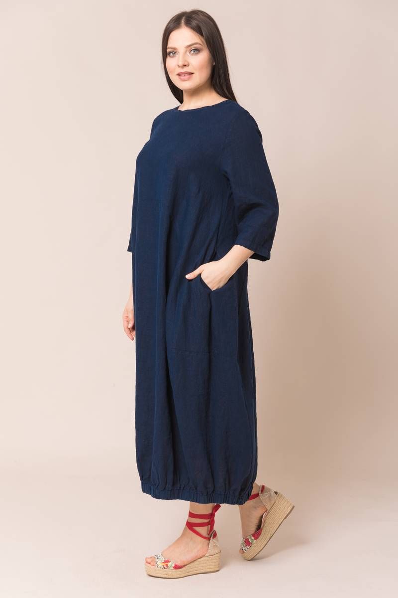 Платье Ружана 425-2 темно-синий