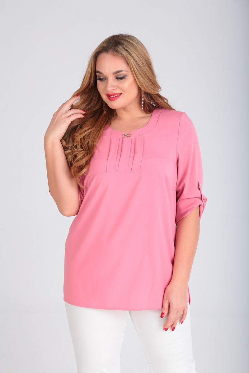 Блузы SOVITA M-588 розовый