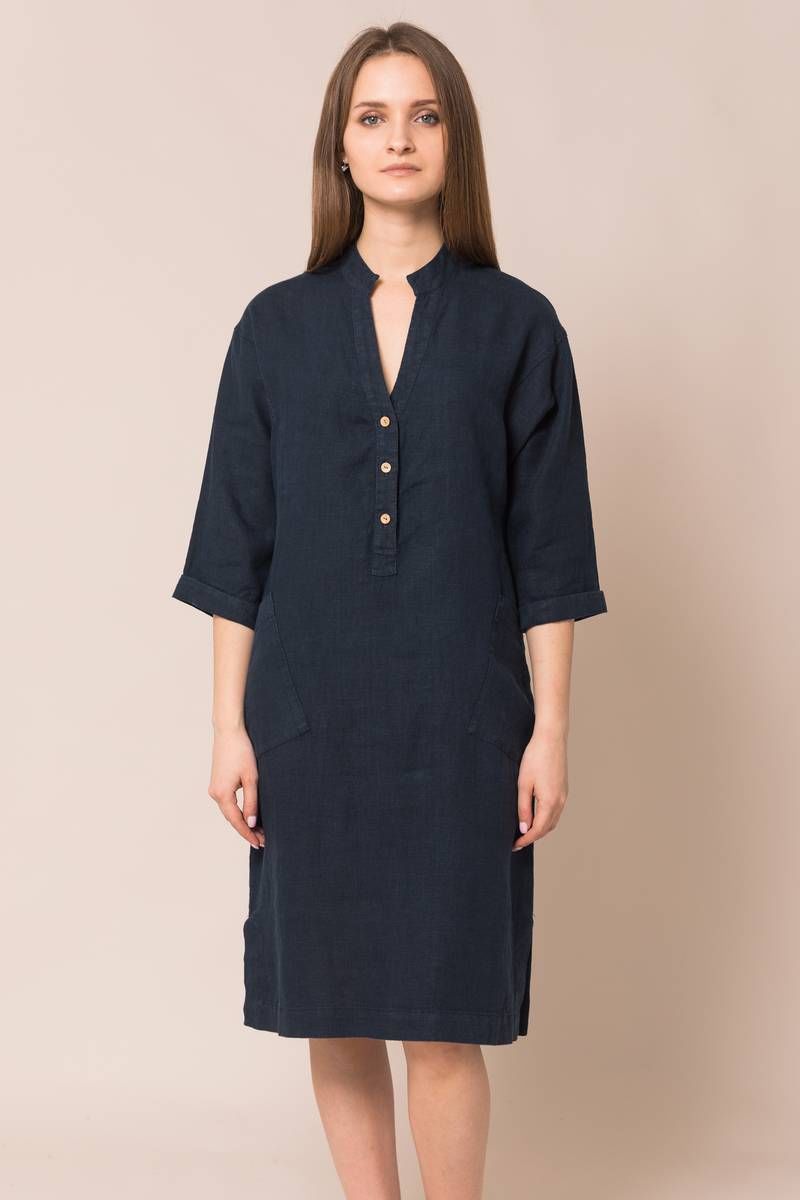Платье Ружана 400-2 темно-синий