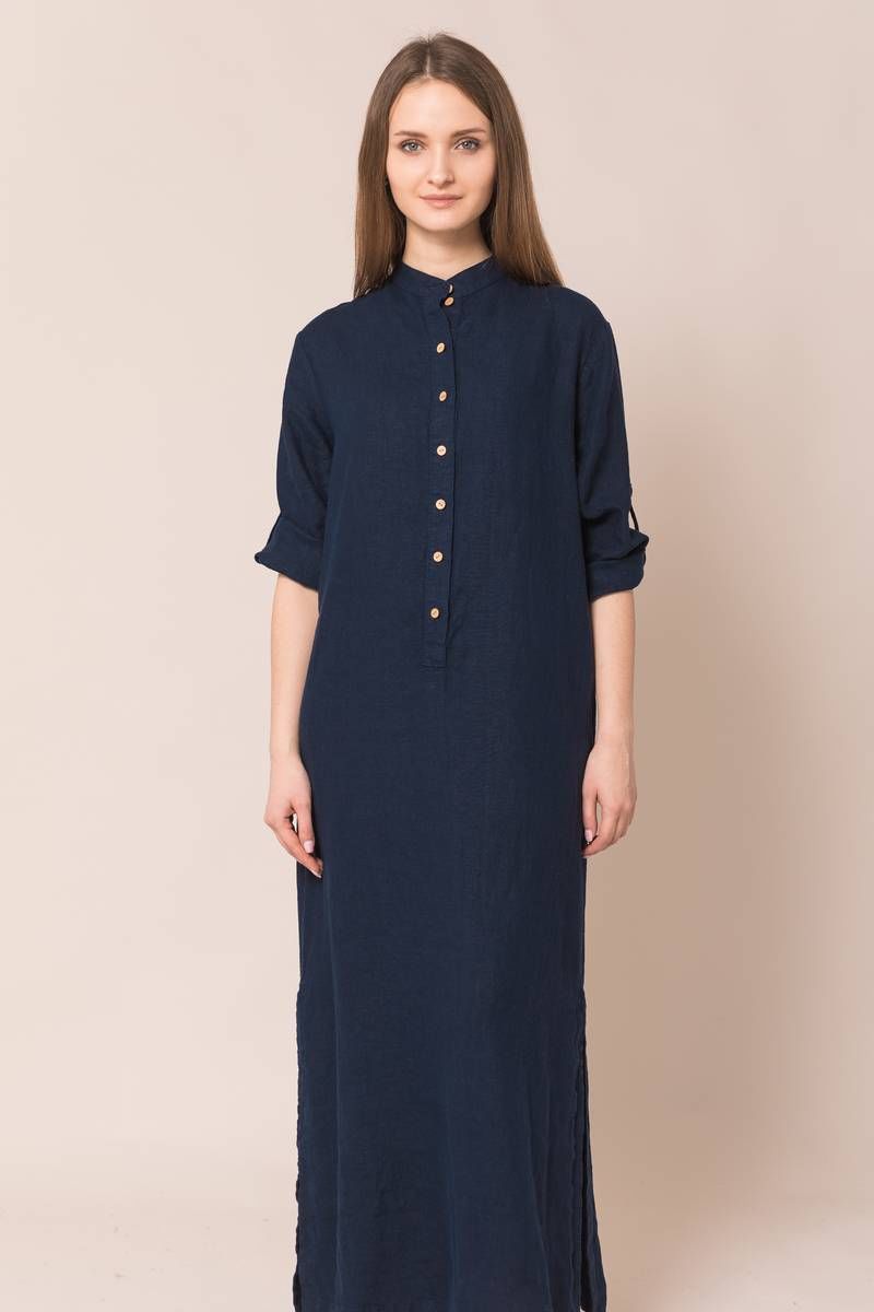 Платье Ружана 405-2 темно-синий