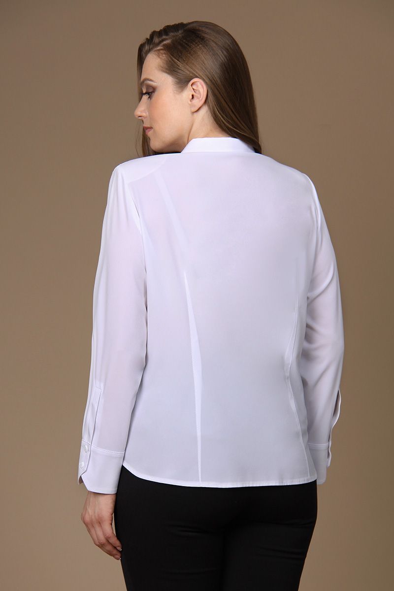 Блузы MIRSINA FASHION 1298 белый
