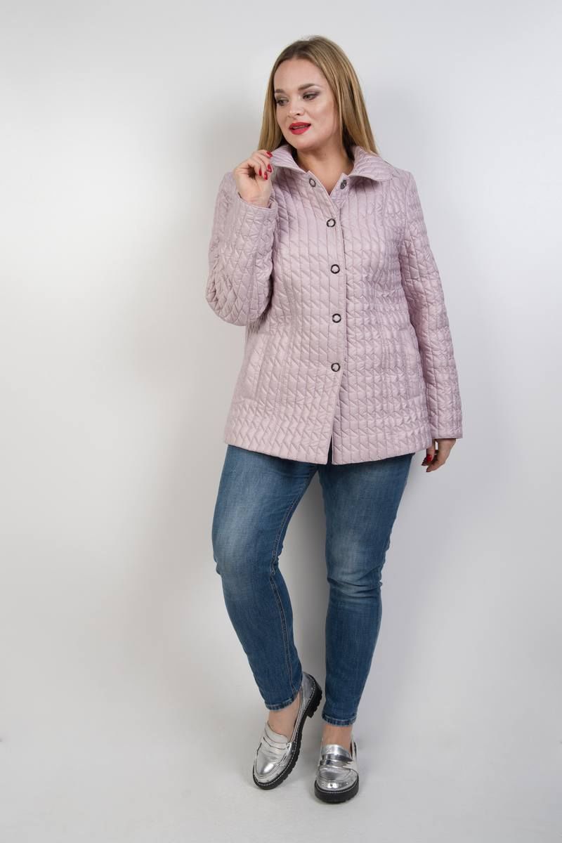 Женская куртка TrikoTex Stil 25-19 розовый_жемчуг