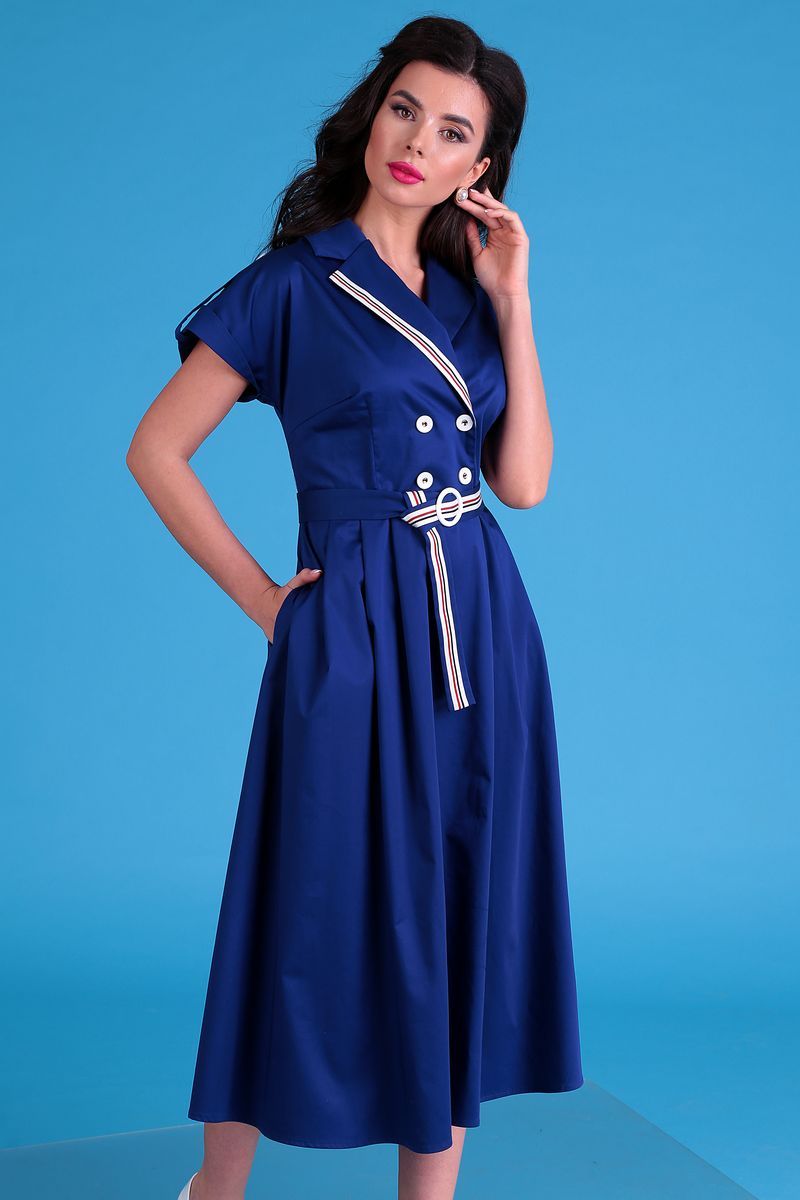 Платье Мода Юрс 2548 синий