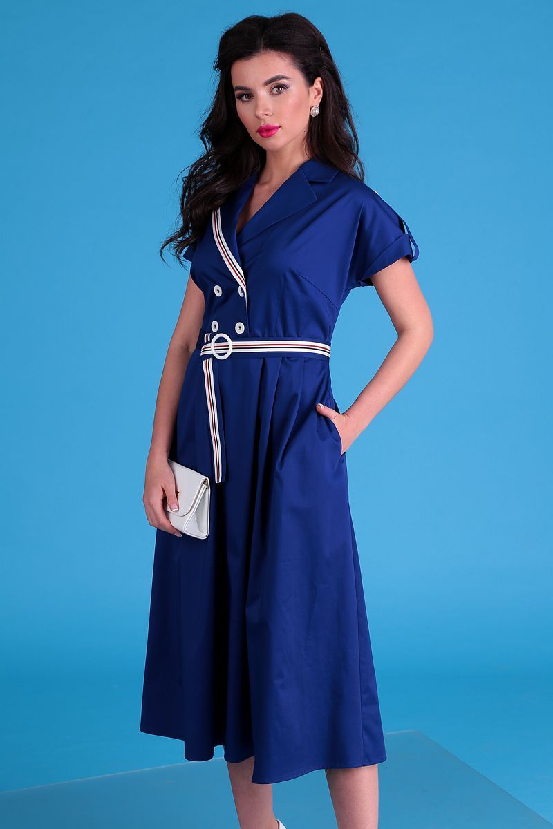 Платье Мода Юрс 2548 синий
