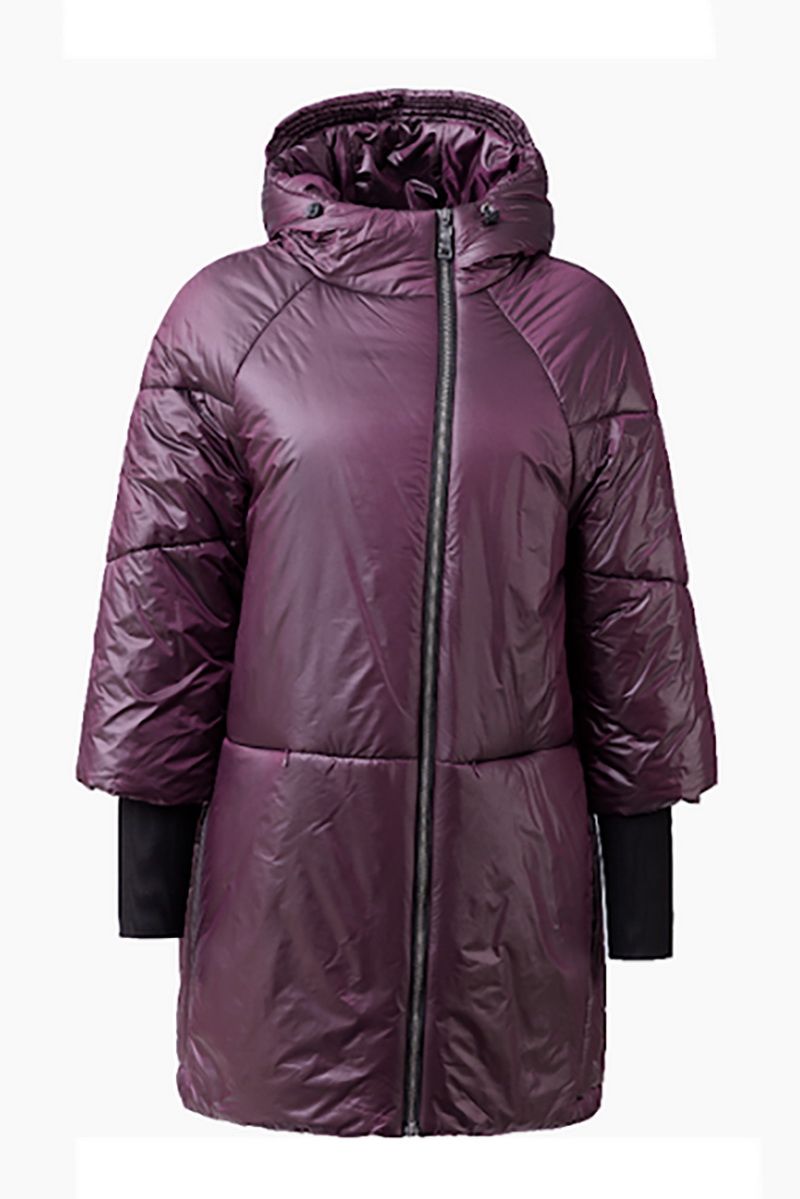 Женское пальто Lakbi 51192а баклажан