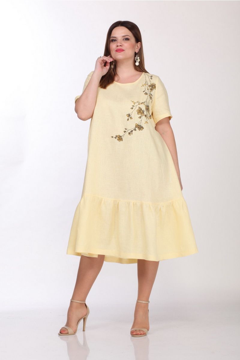 Платье Djerza 1293 желтый