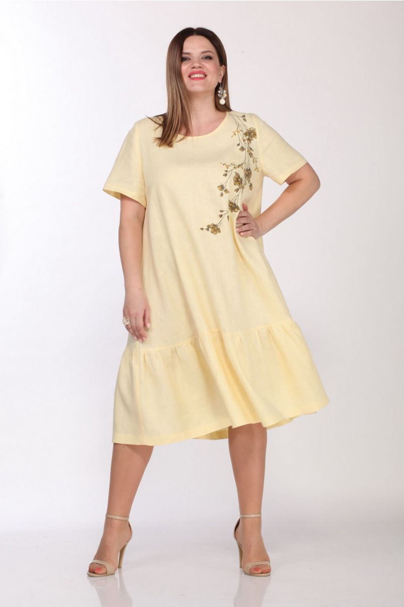 Платье Djerza 1293 желтый