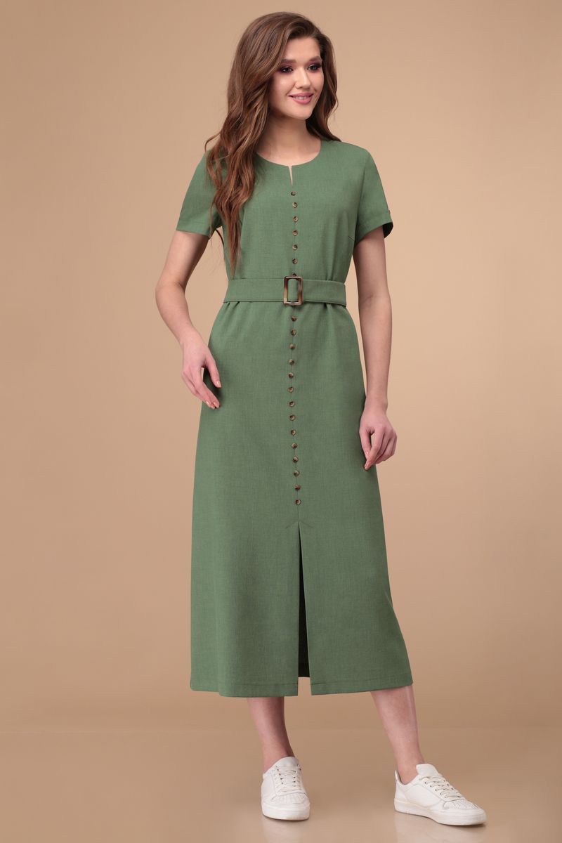 Платье Линия Л Б-1797 зеленый