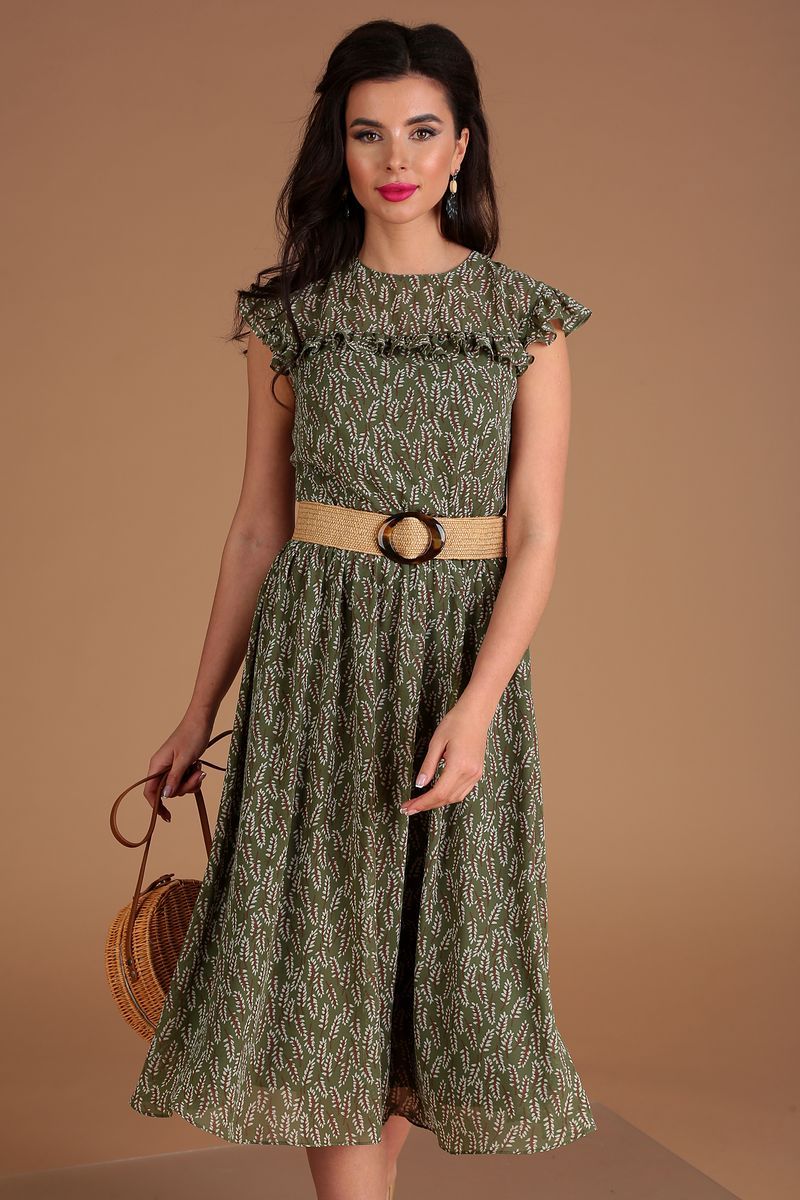 Платье Мода Юрс 2556 зеленый