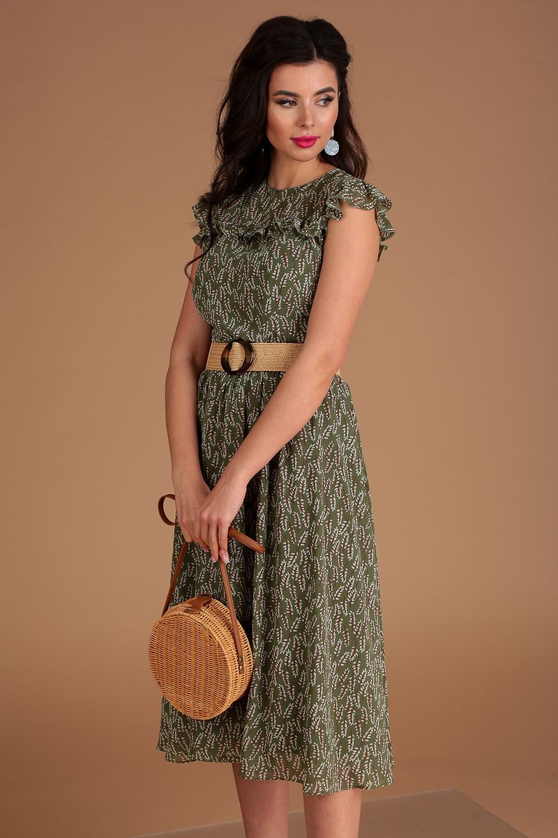 Платье Мода Юрс 2556 зеленый