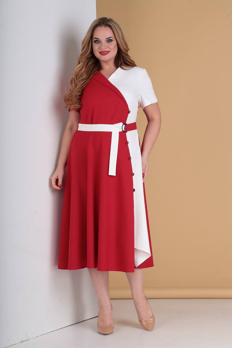 Платье Moda Versal П2196 красный