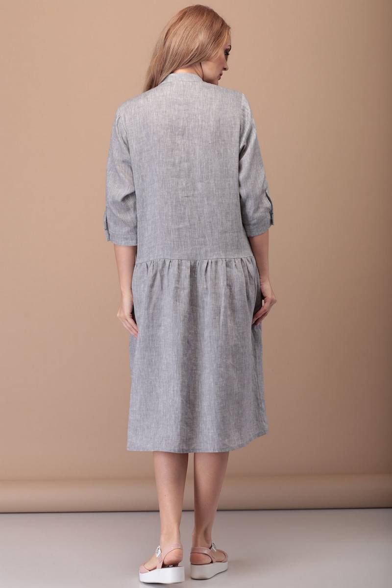 Платье FloVia 4035 серый