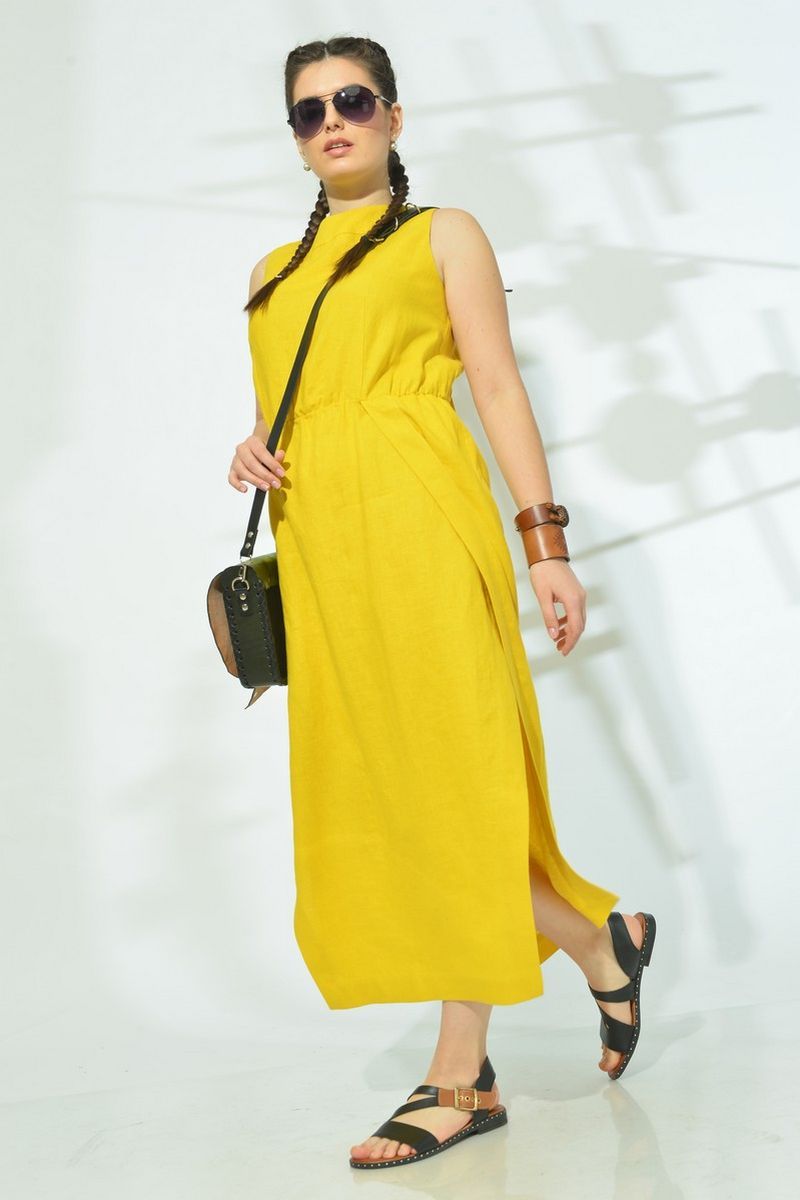 Платье MALI 419-027 желтый
