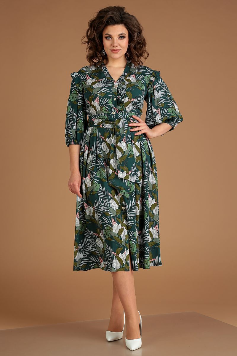 Платье Мода Юрс 2551 зеленый