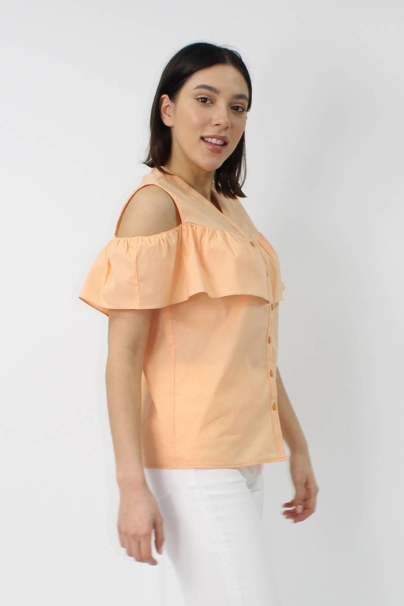 Блузы VLADOR 500621-1 персиковый