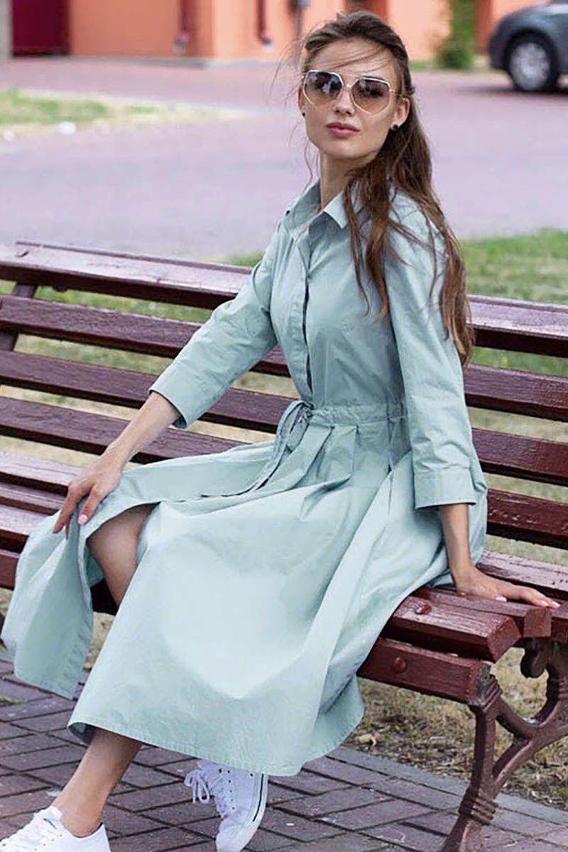 Платья Individual design 19116 серо-голубой