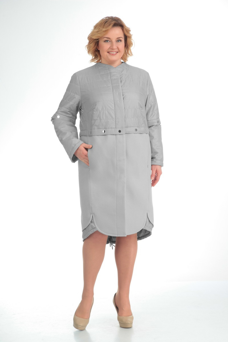 Женское пальто Диомант 1152  серый