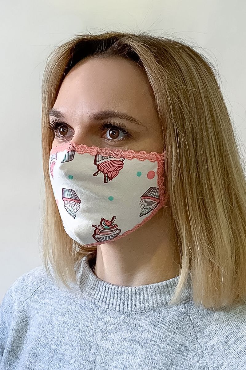 Защитные маски Belarusachka СП320ДЕТСКАЯ розовая
