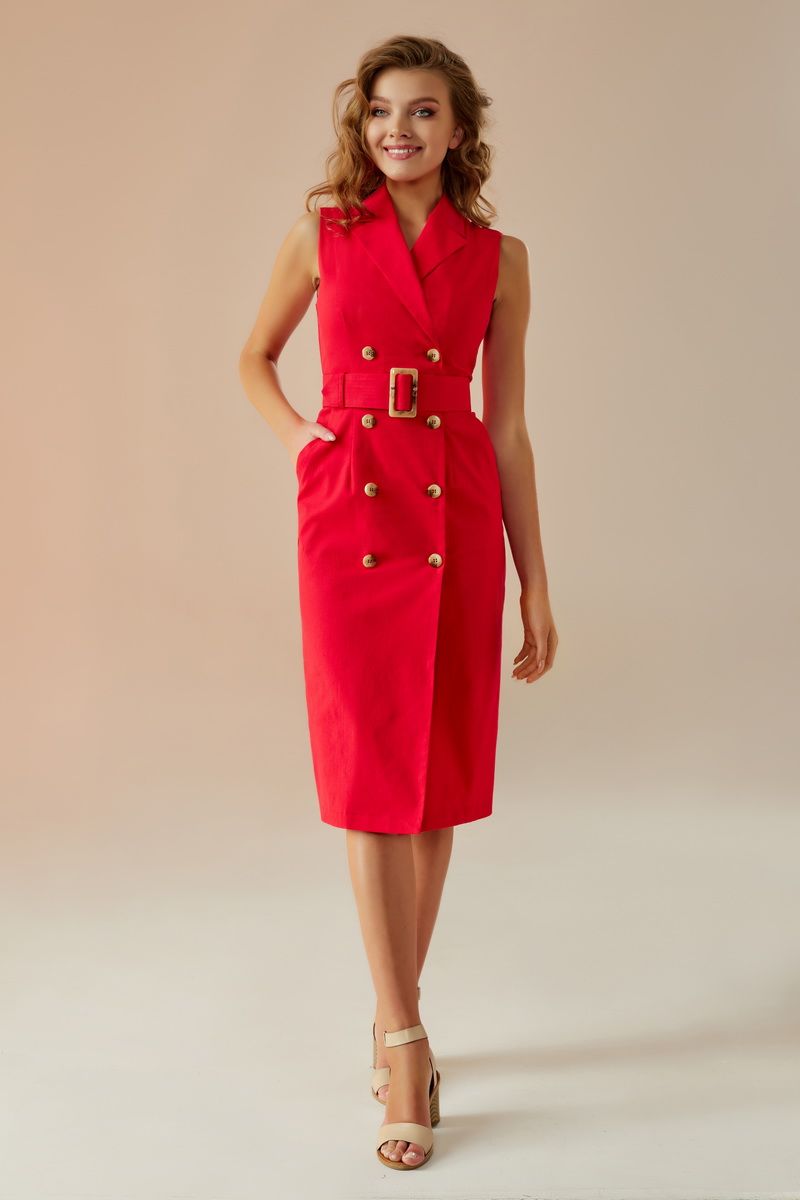 Платье Andrea Fashion AF-10 красный