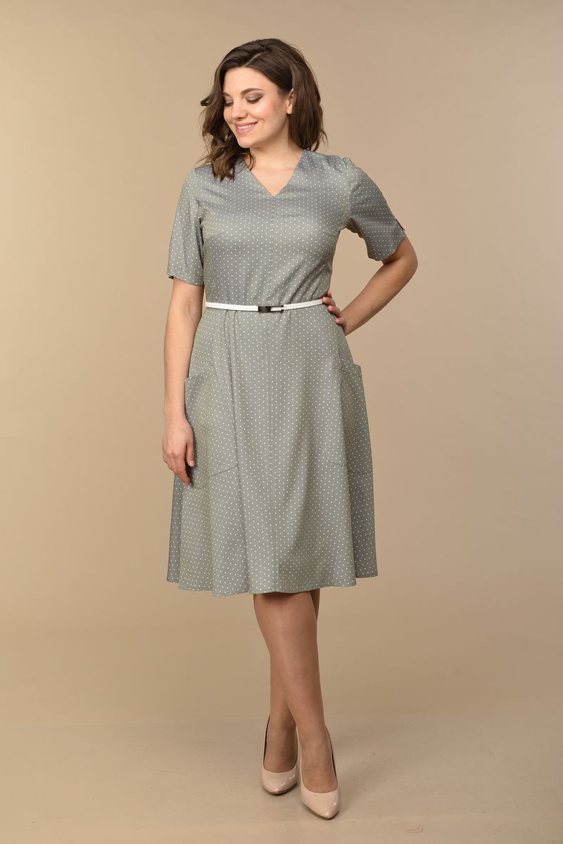 Платье Lady Style Classic 1943/1 хаки