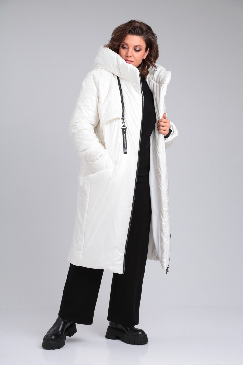 Женское пальто Диомант 1935 белый
