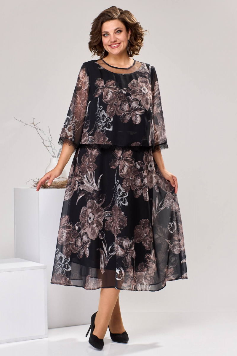 Платья Romanovich Style 1-2544 коричневый