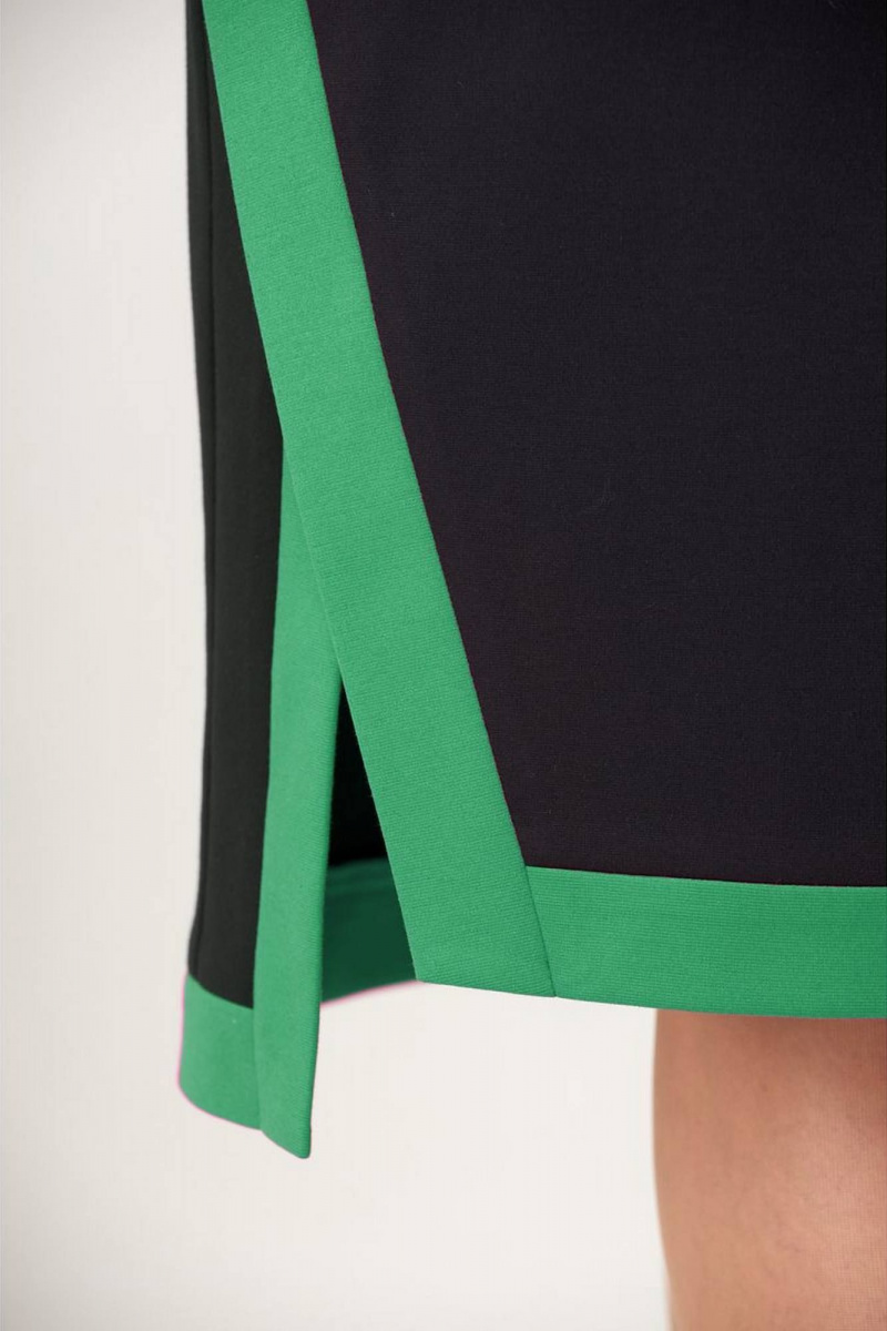 Платья Romanovich Style 1-2465 черный/зеленый