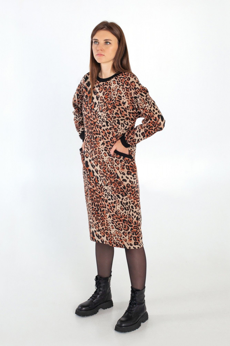 Платья i3i Fashion 107/1 рыжий_леопард