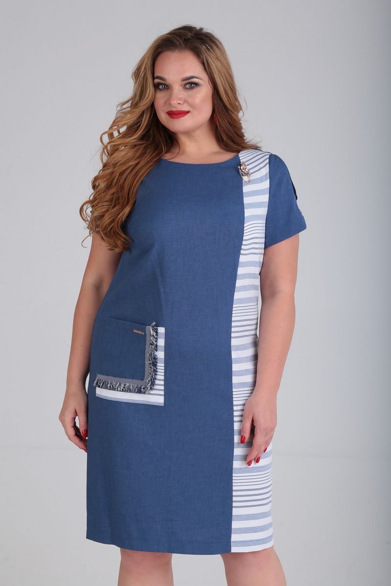 Платье SOVITA M-550 синий