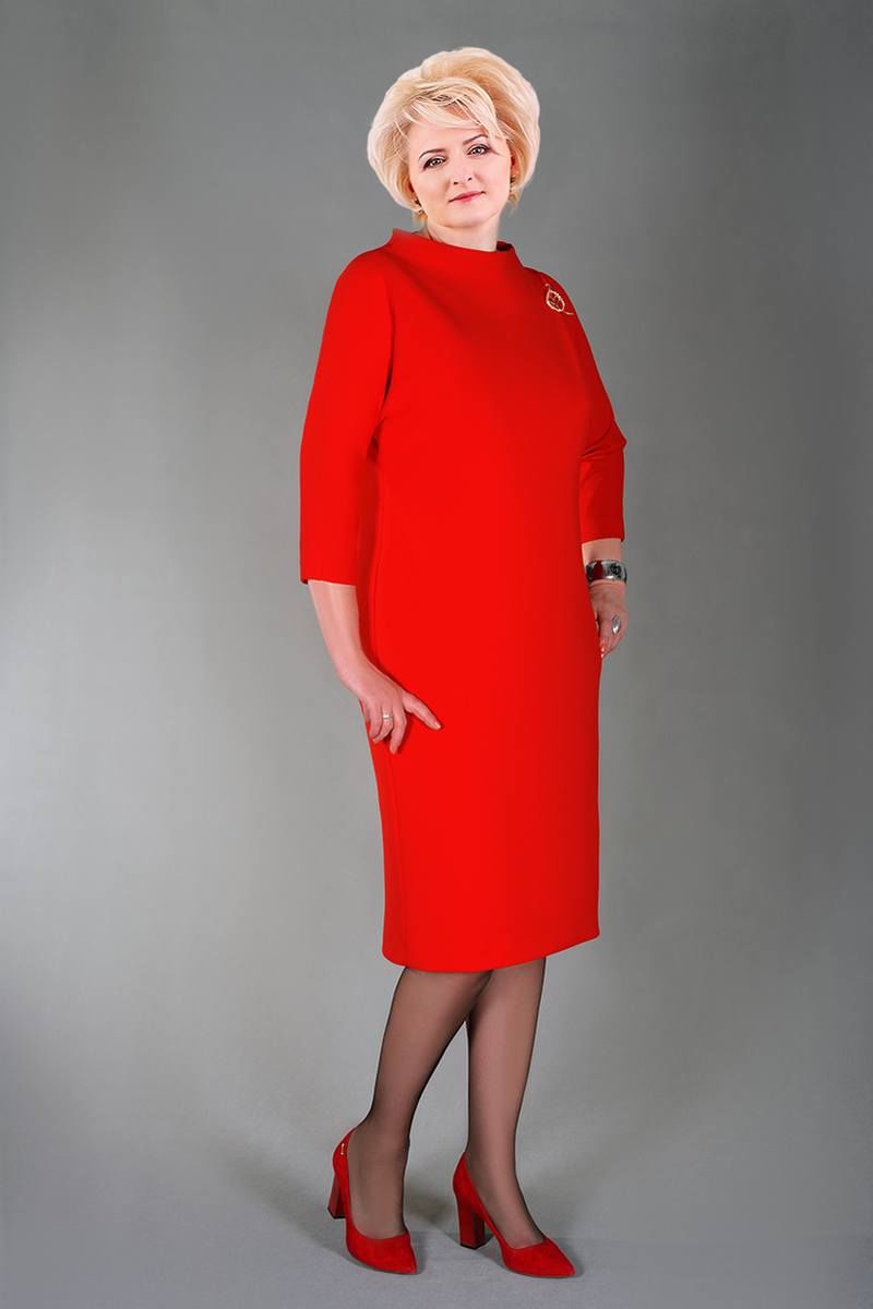 Платье Manklover 651 красный