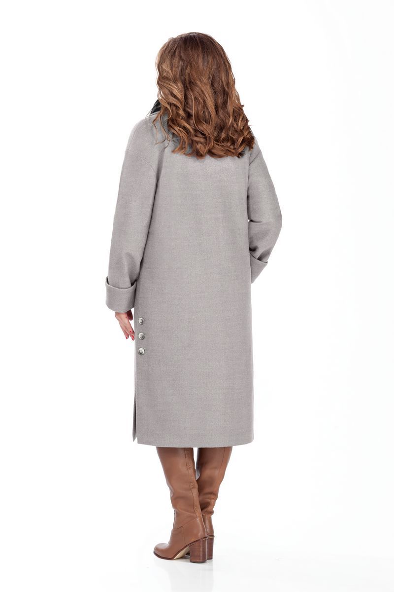 Женское пальто TEZA 246 серый