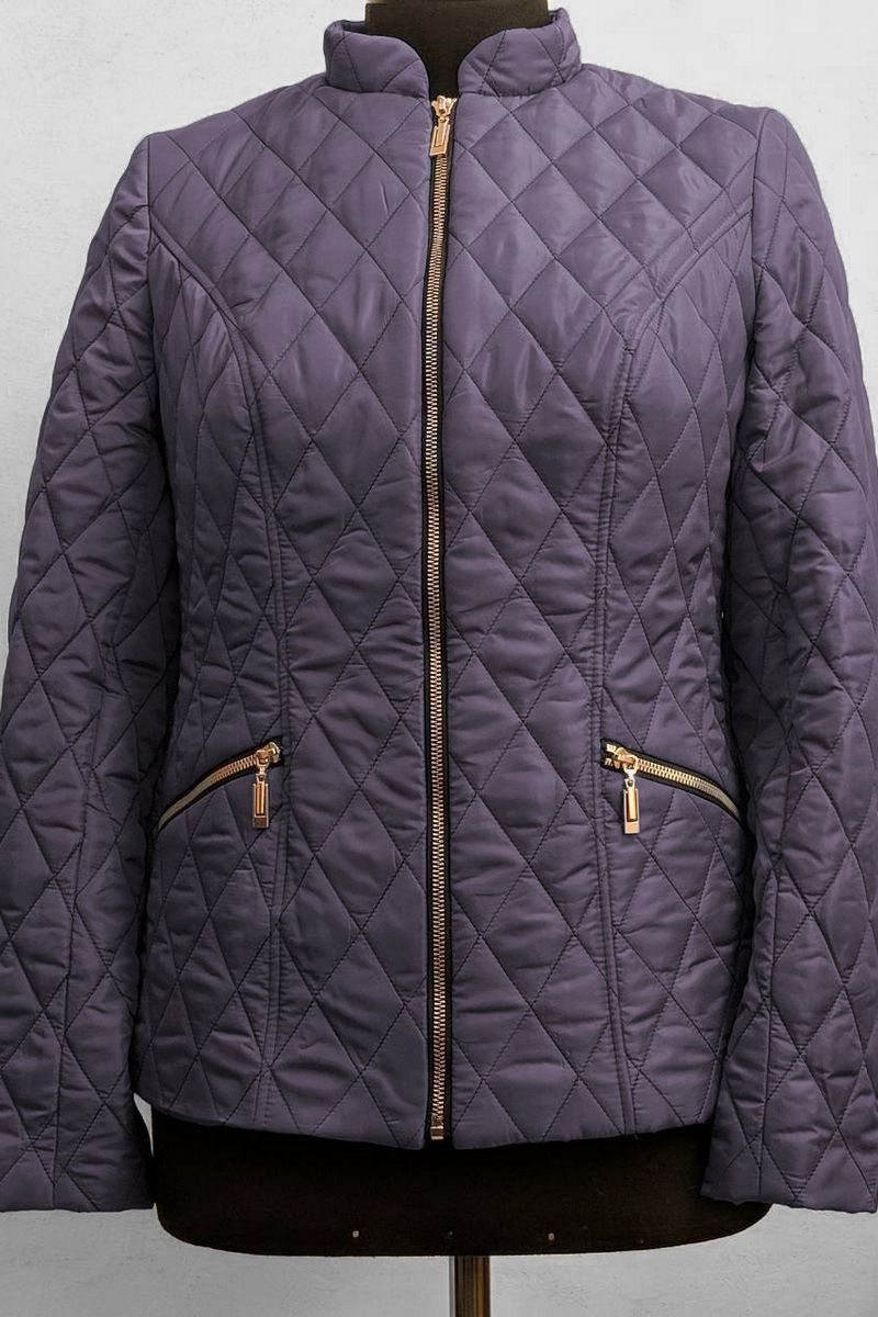 Женская куртка Fortuna. Шан-Жан 553 серо-фиолетовый