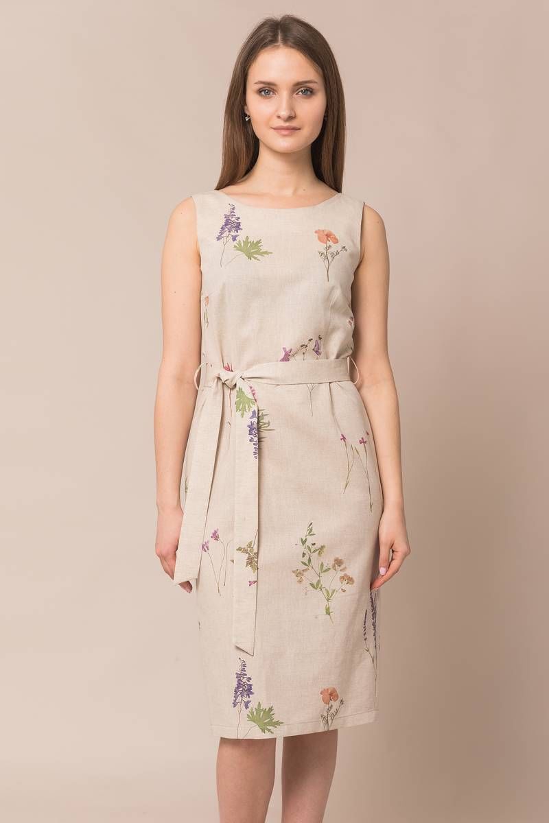 Платье Ружана 402-2 флористика