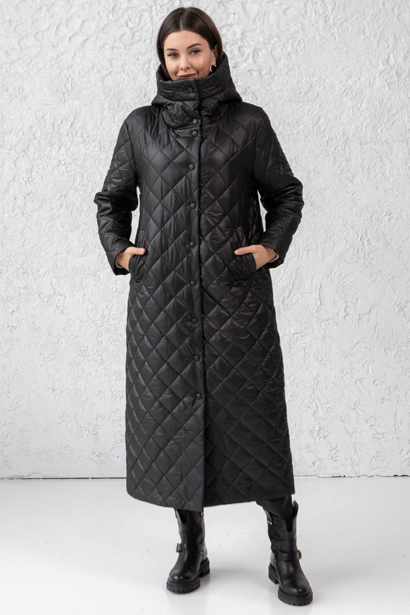 Женское пальто Ivera 7007 черный