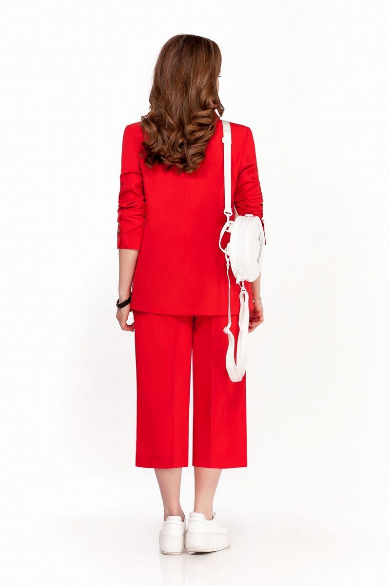 Брючный костюм TEZA 1258 красный