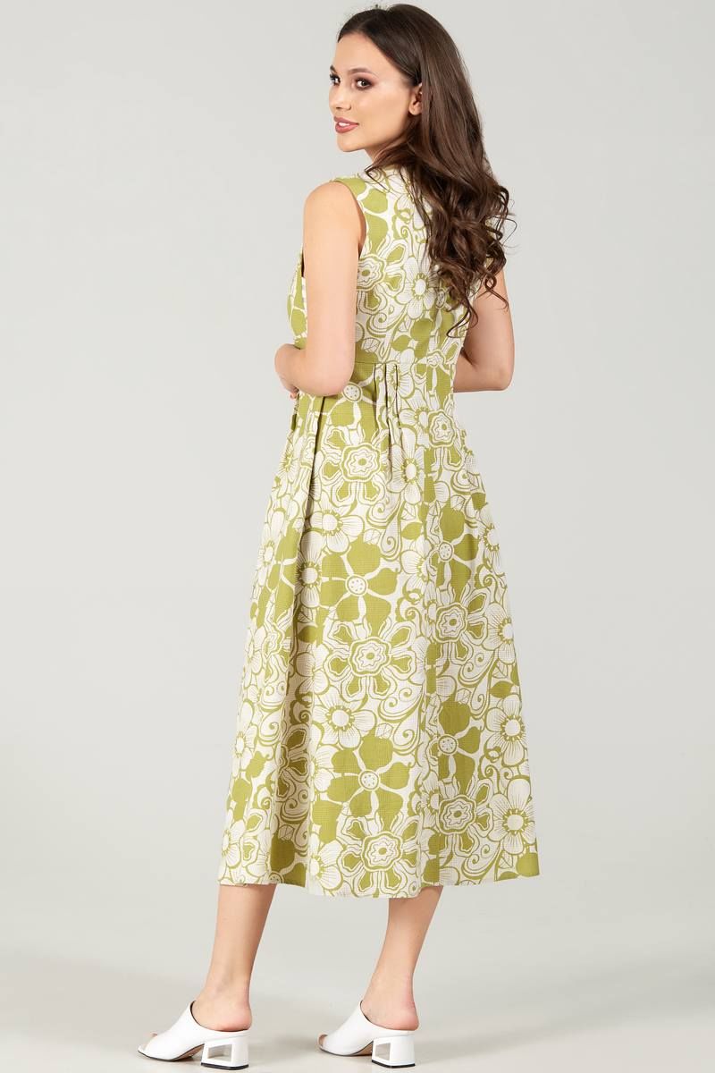 Платье Teffi Style L-1495 салатовый