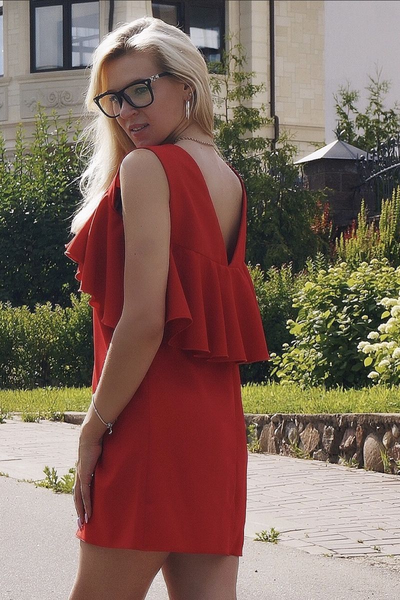 Платье USOVA 0023 красный