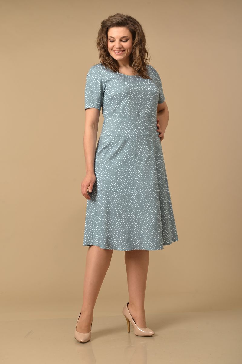 Платье Lady Style Classic 2073 голубой