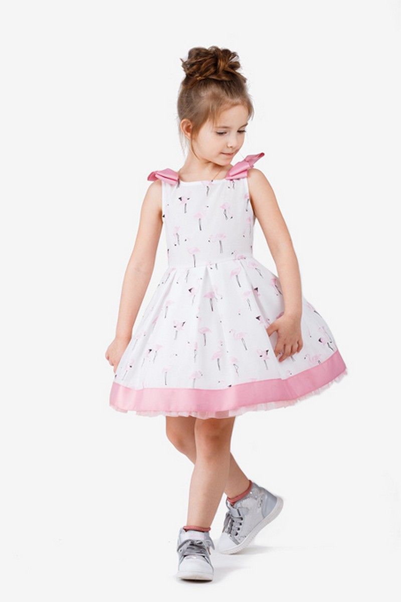 Платье Bell Bimbo 181071 набивка/розовый