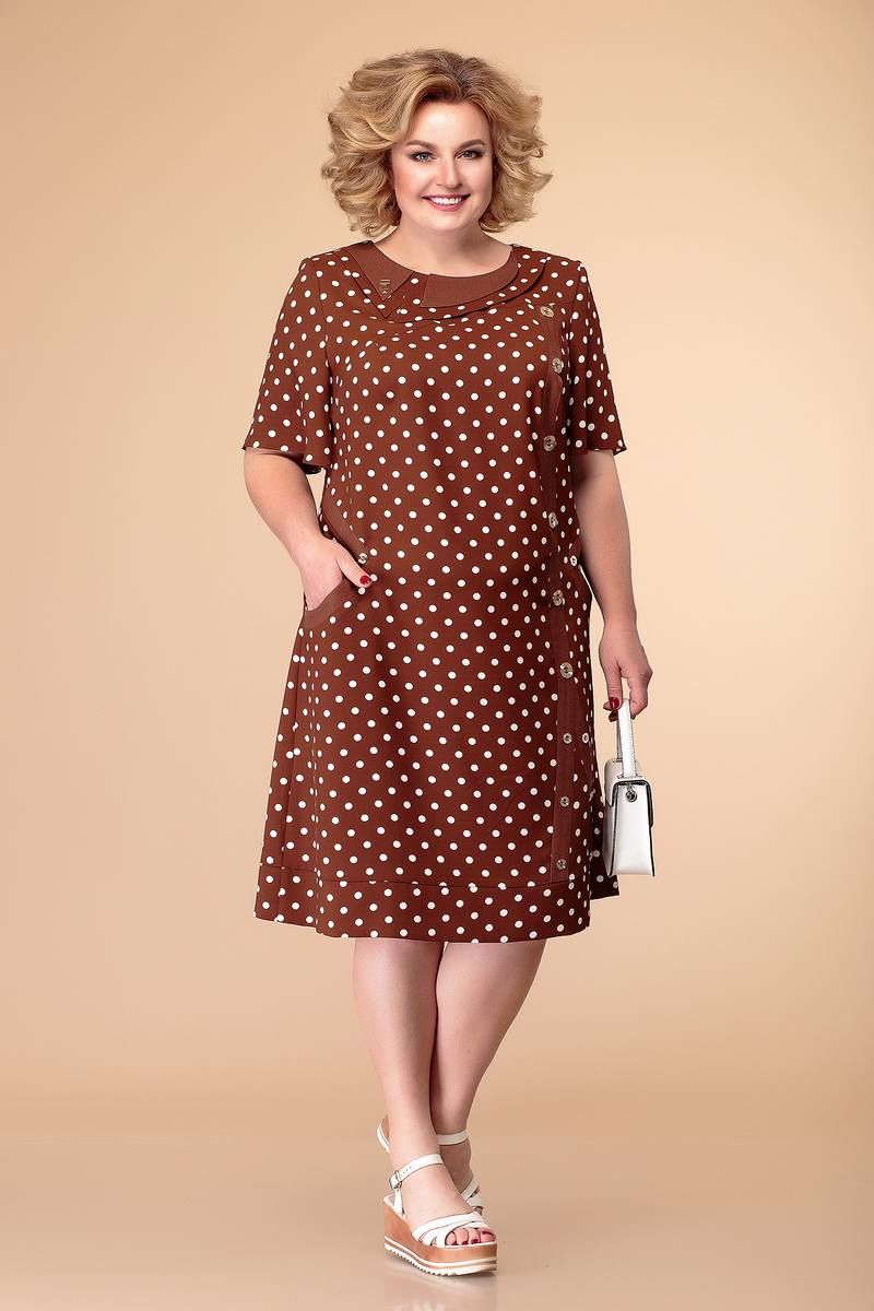 Платье Romanovich Style 1-1182 коричневый