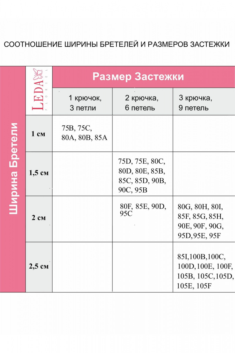 Бюстгальтеры и бюстье Леди Леда 403-279