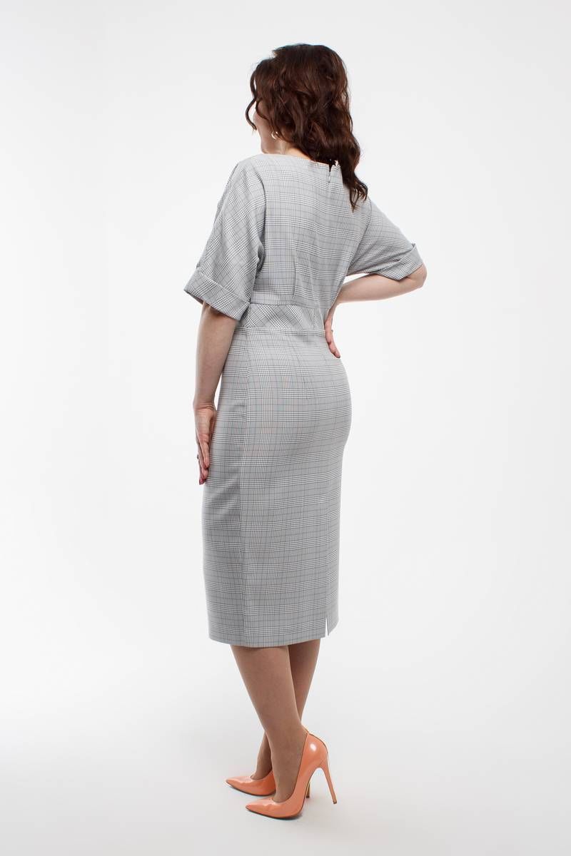 Платье Дорофея 554-1 светло-серый
