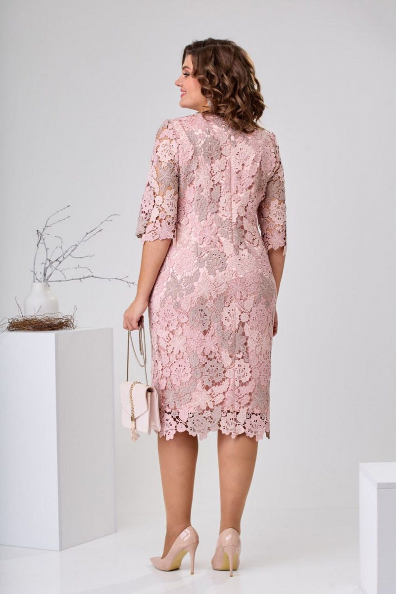 Платья Pocherk 1-001 розовый